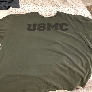 Army green tee shirt